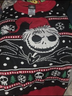 The Nightmare Crew Holiday Sweater - Black/Red